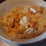 豆腐と卵のオイスター炒め